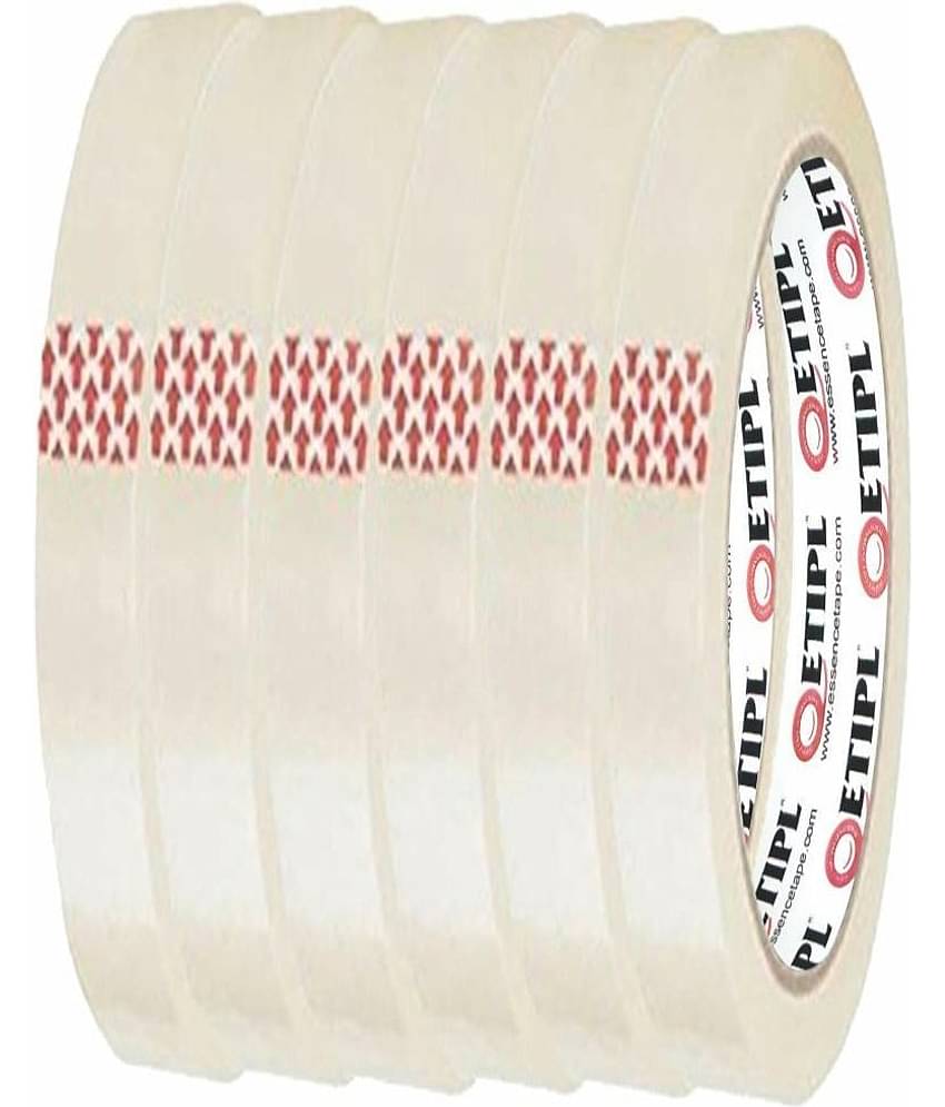 ETI - Transparent Cello Packaging Tape 24mmX65mtr (Pack of 6)