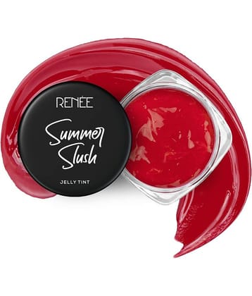RENEE Summer Slush Jelly Tint For Lips & Cheeks with 98% Natural Fruit Extracts, Keeps Lips Soft,13gm