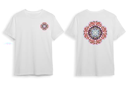 Pack Of 1 White Vortex Soft 180 GSM Cotton T-Shirt