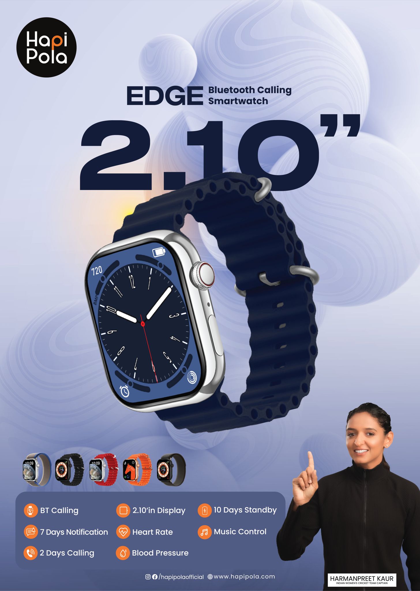 Hapipola Edge Smart Watch