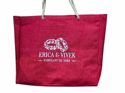 Astara Designer Jute Cotton Bag Astara Designer Jute Cotton Bag
