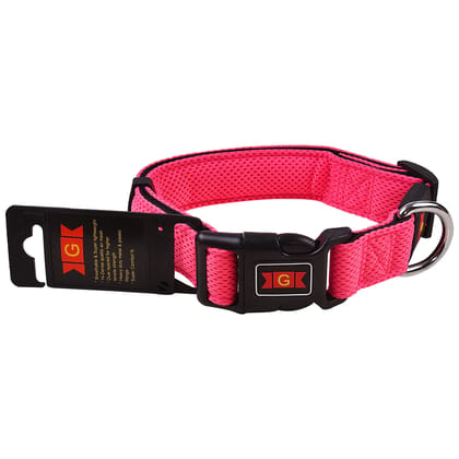 Glenand Mesh Collar Small Pink DCA102