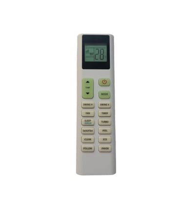 AC Remote No. 254 Compatible-Replacement for Kelvinator AC Remote (White)