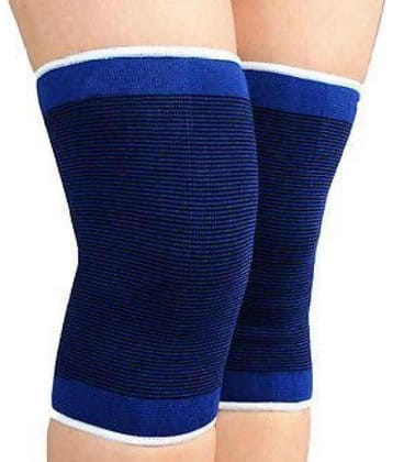 Dust n Shine Knee Support for Sports, Surgery Recovery Provide Relief and Joint Pain - Blue colour