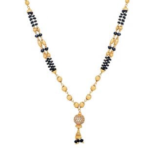 Arch Fashion Gold Plated Brass  Copper Festive/Designer Mangalsutra