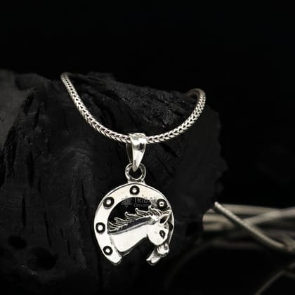 Unique design unicorn pendant 925 sterling silver small pendant, Unicorn Pendant, a symbol of magic, purity imagination nsp663-Only Pendant