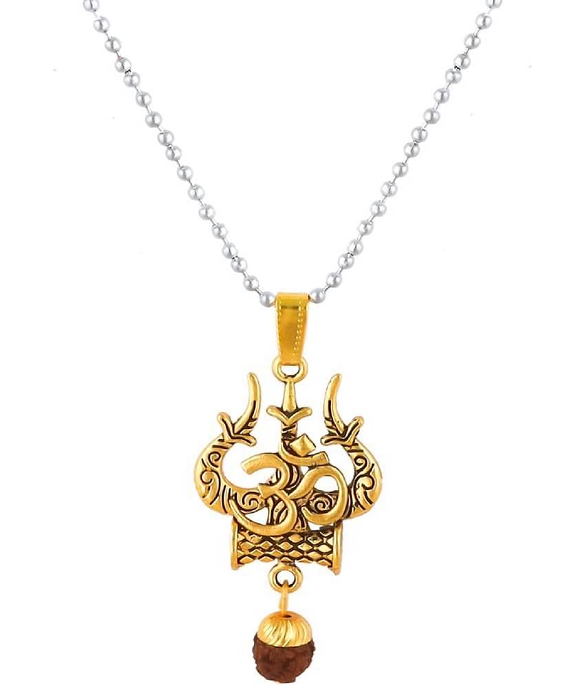 Charms Gold Plated Chain ( Set of 1 )