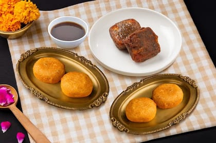 Upvas Aloo Pattice & Kuttu Paneer Pakoda With Imly Chutney