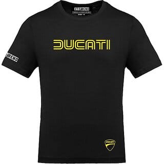 FastB Men Typography Round Neck Black T-Shirt