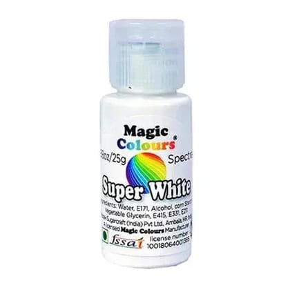 Magic Colours Spectral Mini Edible Gel Colours Super White