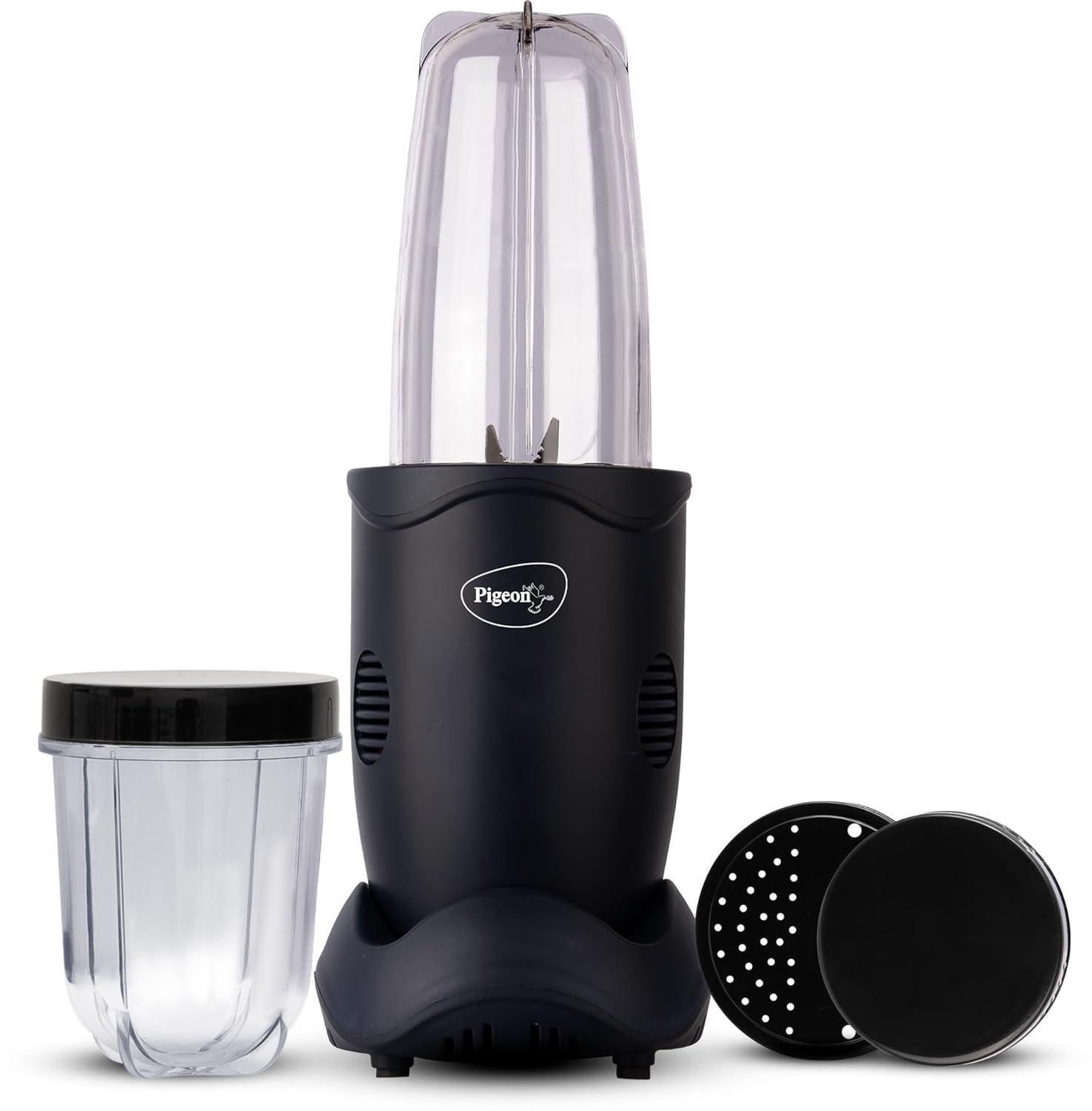 Pigeon Stainless Steel Nutri Master | Mixer Grinder Juicer Blender Smoothie Maker All-In-1 Machine | 400 Watt | 2 Jars | 1Year Warranty Pigeon Stainless Steel Nutri Master | Mixer Grinder Juicer Blender Smoothie Maker All-In-1 Machine | 400 Watt | 2 Jars