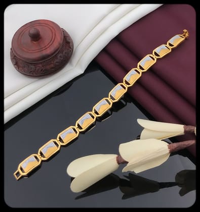 Nimble Gold Plated Unisex Loose Bracelet