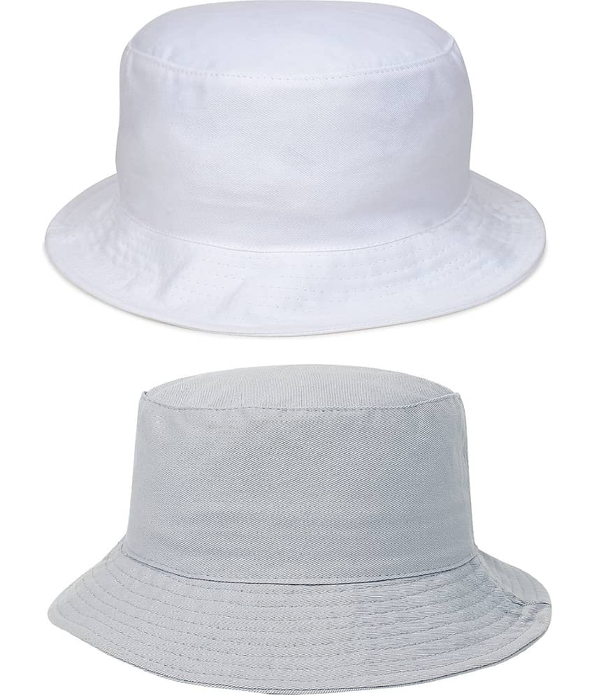 Zacharias - Multi Color Cotton Men's Hat ( Pack of 2 )