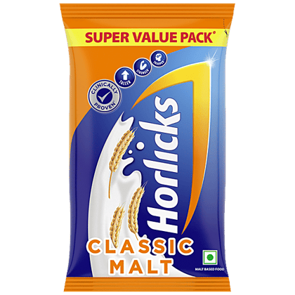 Horlicks Classic Malt, 18 g Pouch