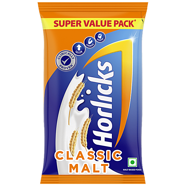 Horlicks Classic Malt, 18 g Pouch