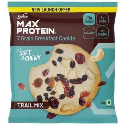 Ritebite Max Protein Cookies - Trail Mix, 55 gm