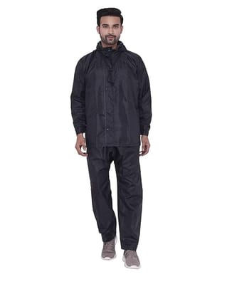 Men Raincoats Waterproof || Men Raincoat Pair || Raincoats for Men (Blue-Black-Grey)