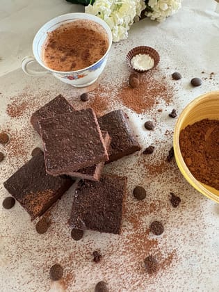 Kadhali Signature Date & Chia Brownies (500g) | Dark Chocolate & Olive Oil | Guilt-Free Dessert