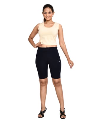 051AFR 4Cats Free Size Royal Cycling Shorts - Navy