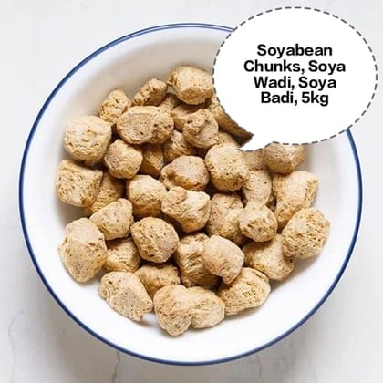 Soyabean Chunks, Soya Wadi, Soya Badi, Nutri Nuggets, Meal Maker 5kg