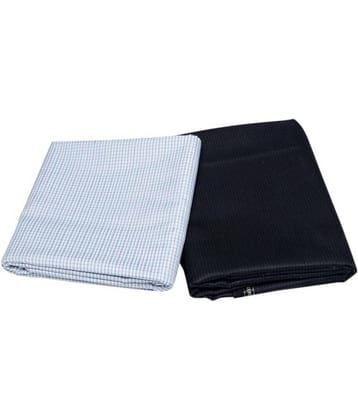 Kundan Sulz Gwalior Multicolour Poly Blend Unstitched Shirt And Trousers, Assorted pack of 2 ( 1 Shirt and 1 Trouser Fabrics )