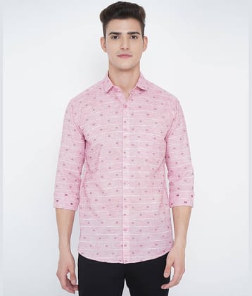 VERTUSY - Pink 100% Cotton Regular Fit Men's Casual Shirt ( Pack of 1 )