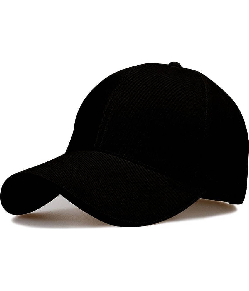 ITORIX Pack of 1 Polyester Men's Cap ( Black )