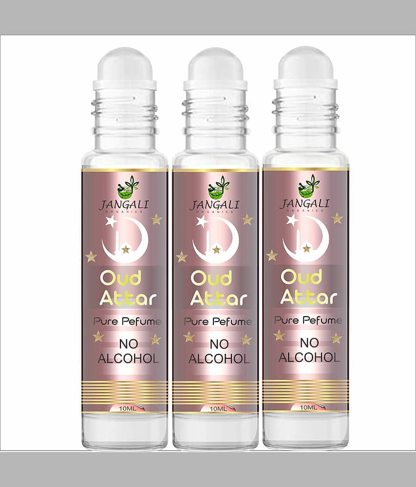 Pure Jangali Organics Oud Non- Alcoholic Below 50ml Attar ( Pack of 3 )