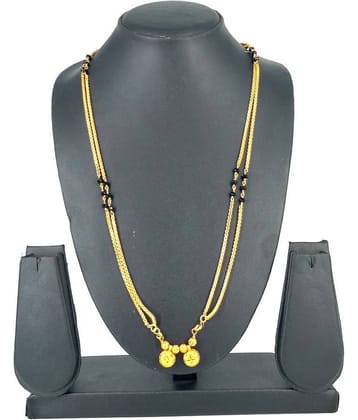 shankhraj mall Golden Mangalsutra ( Pack of 1 )