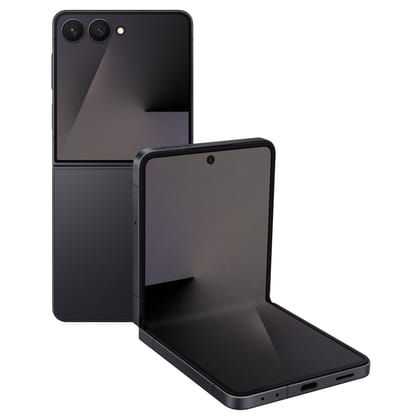 Samsung Galaxy Z Flip7 5G Smartphone with Galaxy AI (JetBlack, 12GB RAM, 512GB Storage), Ultra Sleek Design with 50MP High-Resolution Camera, Exynos 2500, Google Gemini Samsung Galaxy Z Flip7 5G Smartphone with Galaxy AI (JetBlack, 12GB RAM, 512GB Storag