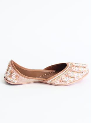 Delco Floral Slip-On Jutti-UK-3 / Peach