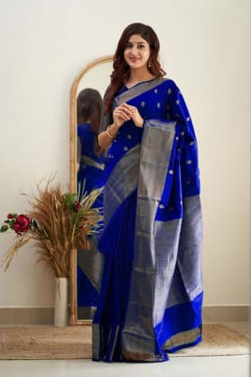 Banarasi Soft Lichi Silk Saree