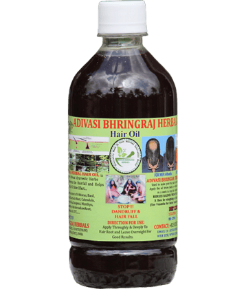 ADIVASI BHRINGRAJ HERBALS - Hair Growth Bhringraj Oil 500 ml ( Pack of 1 )