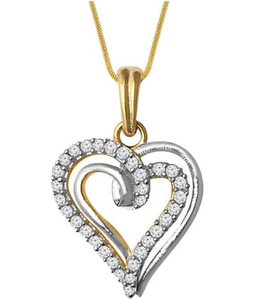 Spargz Silver Designer Pendant With Chain