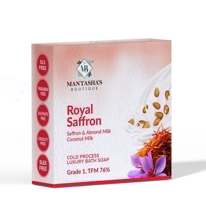 ROYAL SAFFRON ALMOND MIL & COCONUT MILK Soap