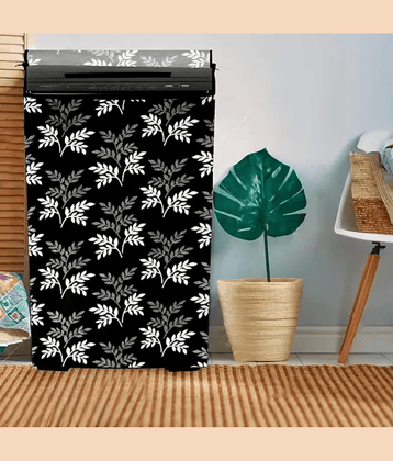ENTICE Top Load Washing Machine Cover Compatiable For 8 kg - Black
