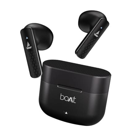 boAt Airdopes 91 Prime | Wireless Earbuds with 45 Hours Playback, BEAST Mode, ENx Technology, boAt Signature Sound boAt Airdopes 91 Prime | Wireless Earbuds with 45 Hours Playback, BEAST Mode, ENx Technology, boAt Signature Sound - Midnight Black