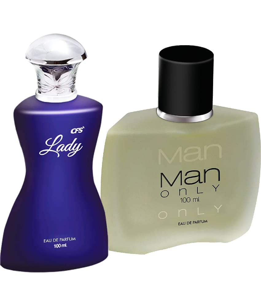 CFS Lady & Man Only Black EDP Long Lasting Perfume