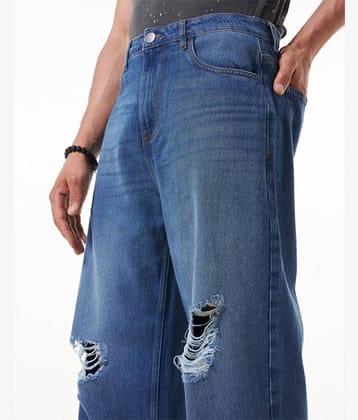 Star4well Straight Clean Look Men's Jeans - Dark Blue ( Pack of 1 )