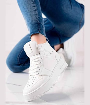 Stylestry White Women's Sneakers