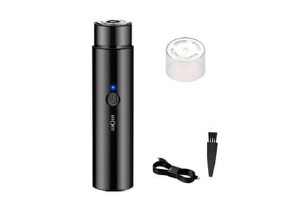Mini Electric Shaver Pocket Size Waterproof Rechargeable Razor Washable (Random Color Supply) - 1 Pc