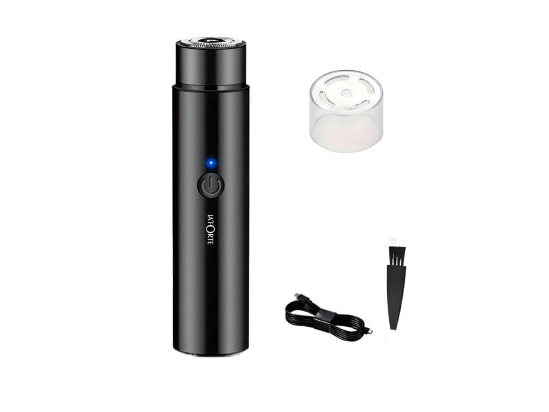Mini Electric Shaver Pocket Size Waterproof Rechargeable Razor Washable (Random Color Supply) - 1 Pc