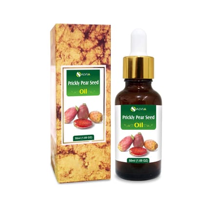 Salvia Prickly Pear Seed Oil (Opuntia ficus-indica) Carrier Oil for Skin, Hair & Massage Lightweight Botanical Oil for DIY Skincare & Body Care 50 ml / 1.69 fl oz Salvia Prickly Pear Seed Oil (Opuntia ficus-indica) Carrier Oil for Skin, Hair & Massage Li