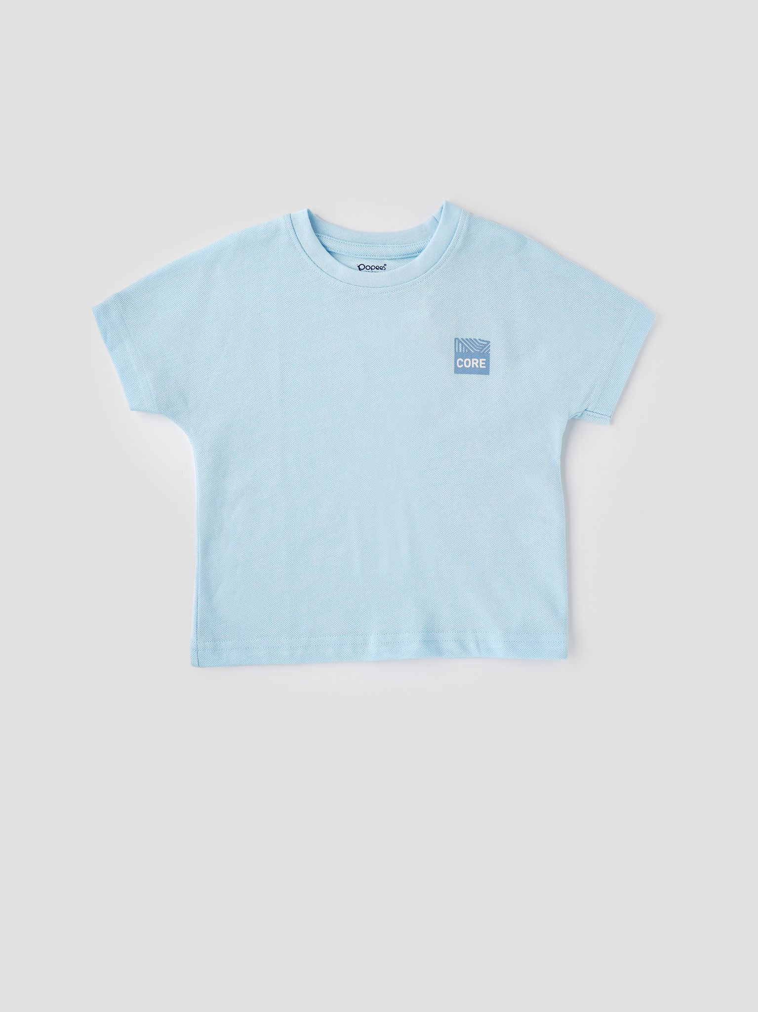 Falling Sleeves T Shirt With Print For Boys-1-2 YEAR