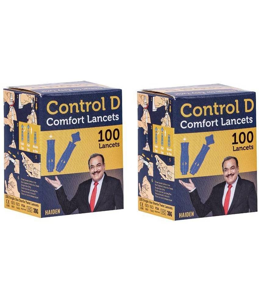 Control D 200 Round Comfort Lancets 101-200 Expiry March 2024
