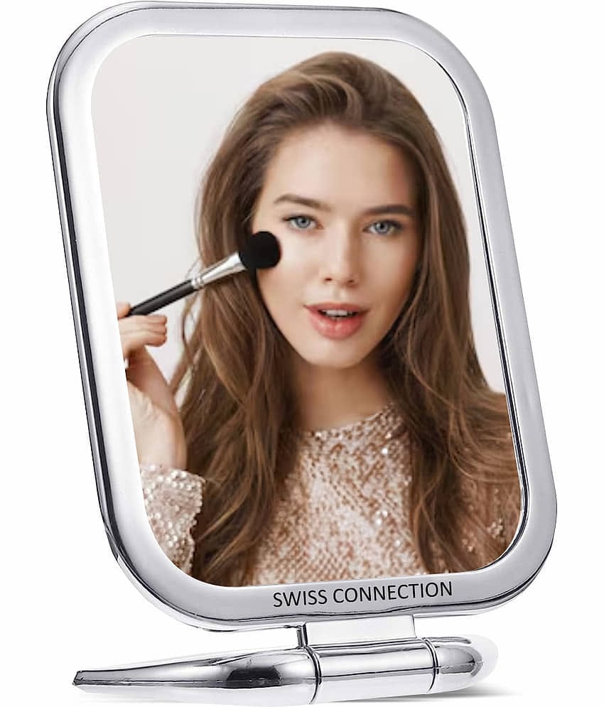 Swiss Connection Swiss Connection Dual Sided Square Compact Mirror 19x