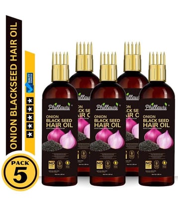 Phillauri - Anti Hair Fall Onion Oil 500 ml ( Pack of 5 )