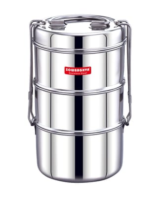Stainless Steel Lunch Box – Triple 