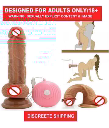 360 DEGREE ROTATIN MULTI-SPEED FLEXIBLE REALSTIC G-SP*OT VIBRATING SUCTION DILDO BY  KAMYOG