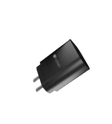 VOXEL 100 Watt C Port PD Fast Charger AB Plastic (Black)